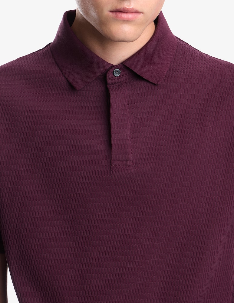 Emporio Armani Polo jacquard a maniche corte - immagine 4 Emporio Armani Polo jacquard a maniche corte - immagine 4
