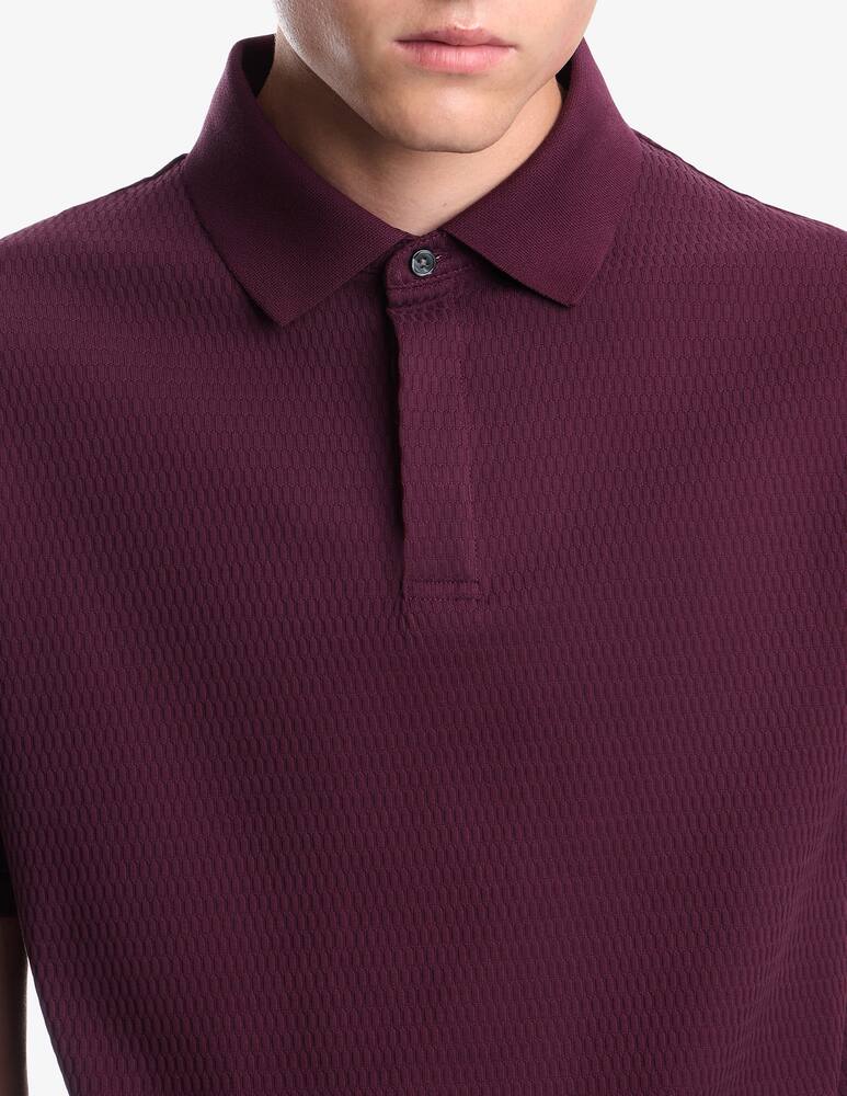 rinascente Emporio Armani Polo jacquard a maniche corte