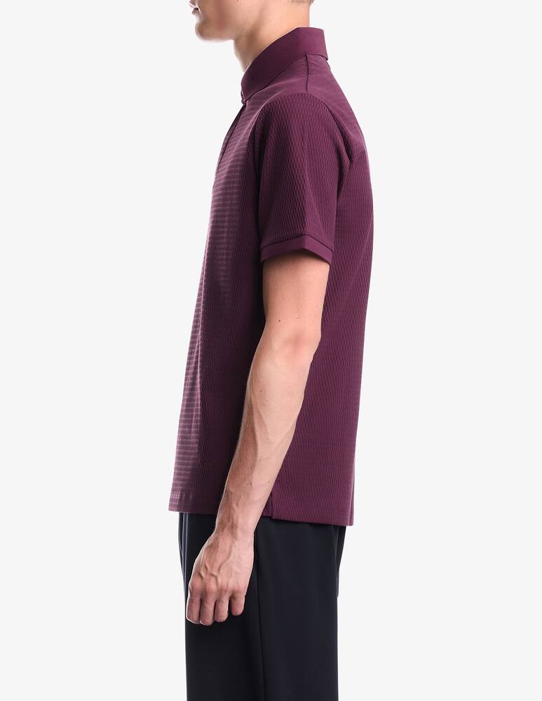 rinascente Emporio Armani Polo jacquard a maniche corte