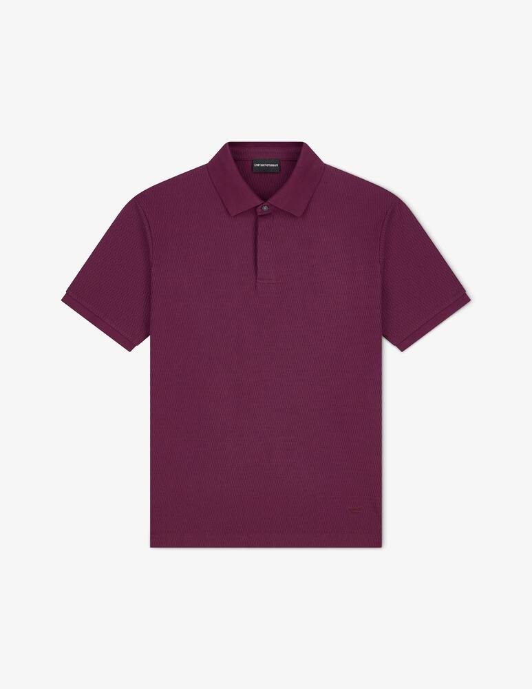 rinascente Emporio Armani Polo jacquard a maniche corte