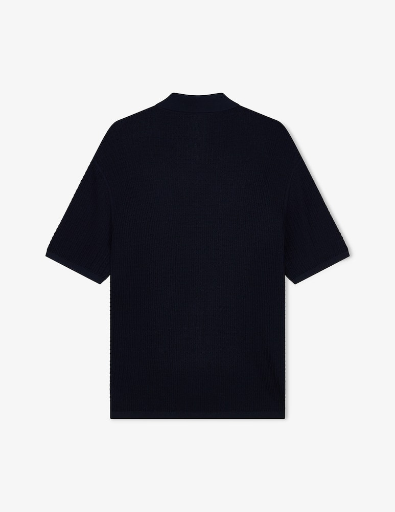rinascente Emporio Armani Polo in maglia con mezza zip