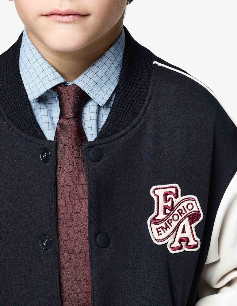 Emporio Armani Felpa college con logo - immagine 2 Emporio Armani Felpa college con logo - immagine 2