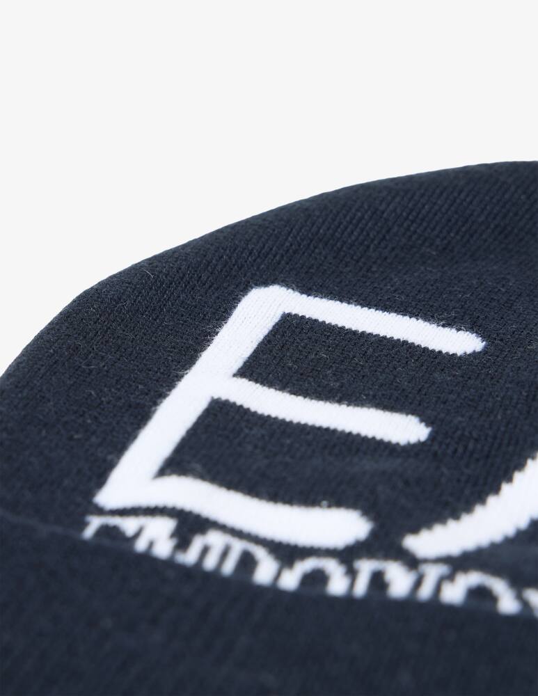 rinascente EA7 Logo beanie hat