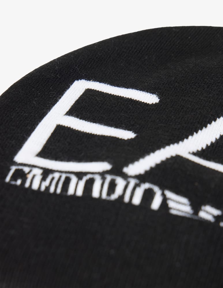 rinascente EA7 Logo beanie hat