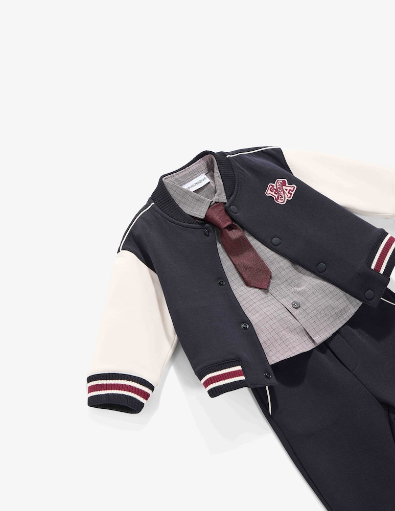 Emporio Armani Felpa college con patch EA - immagine 4 Emporio Armani Felpa college con patch EA - immagine 4