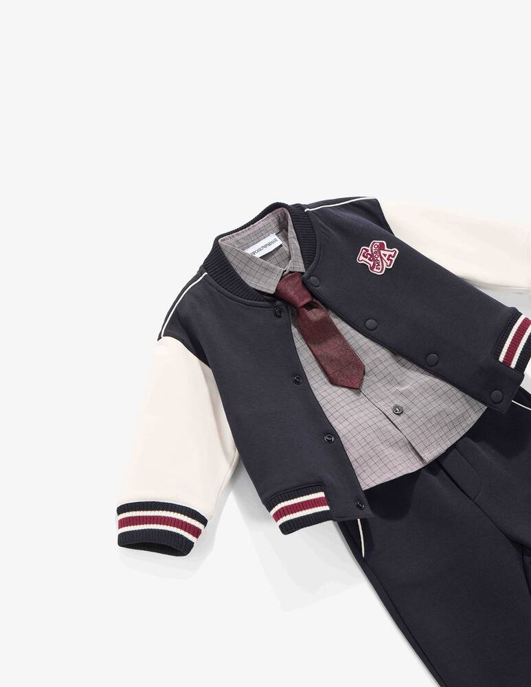 rinascente Emporio Armani Felpa college con patch EA