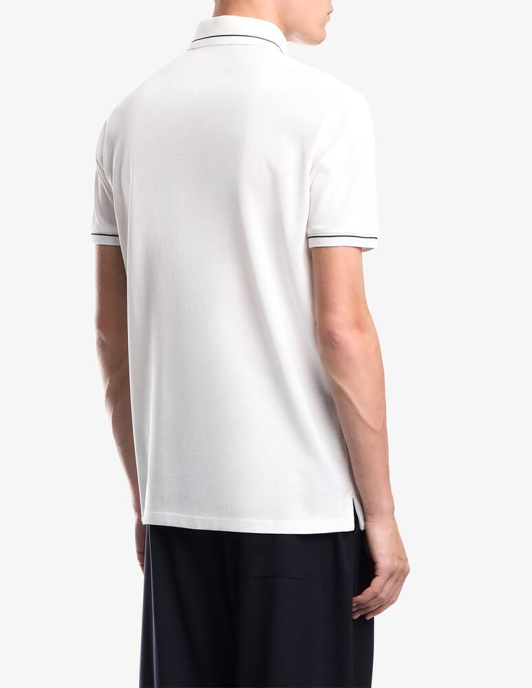 rinascente Emporio Armani Polo a maniche corte a contrasto