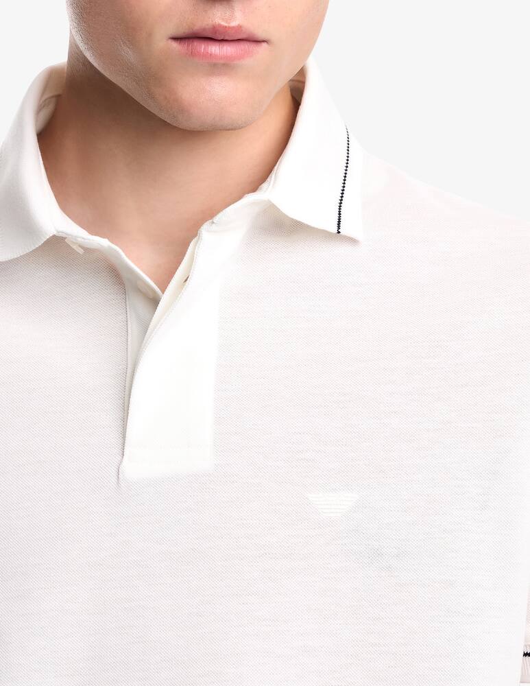 rinascente Emporio Armani Polo a maniche corte a contrasto