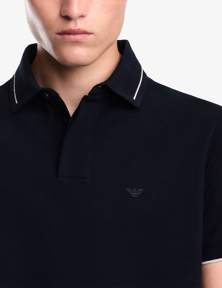rinascente Emporio Armani Polo a maniche corte a contrasto