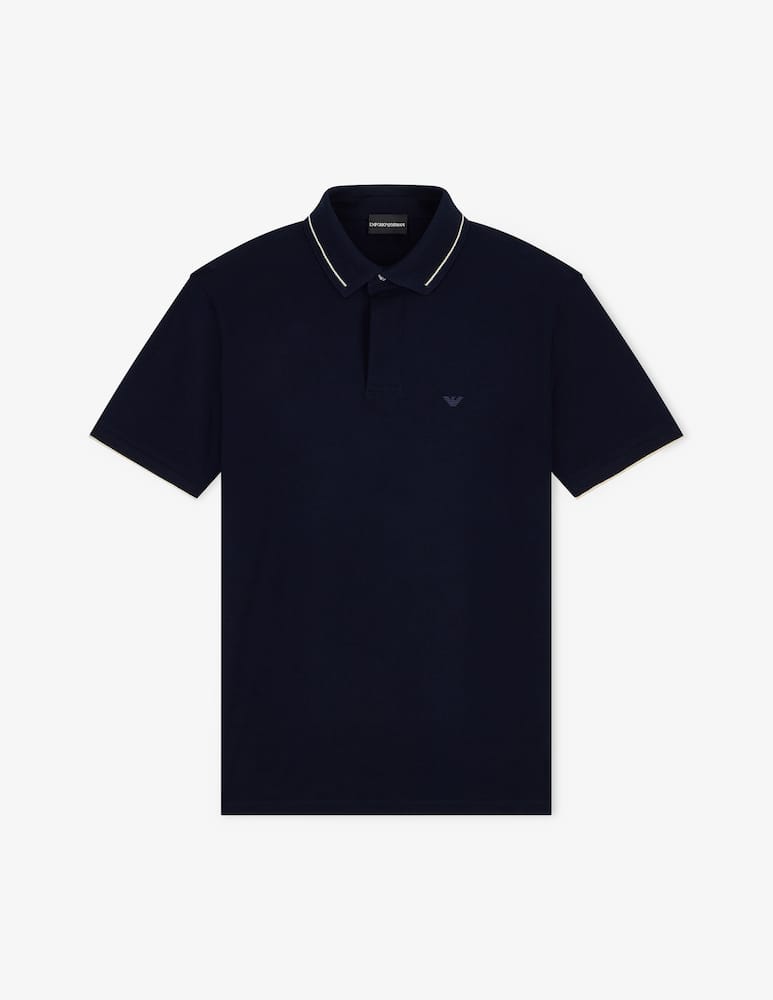 Emporio Armani Polo a maniche corte a contrasto - immagine 7 Emporio Armani Polo a maniche corte a contrasto - immagine 7