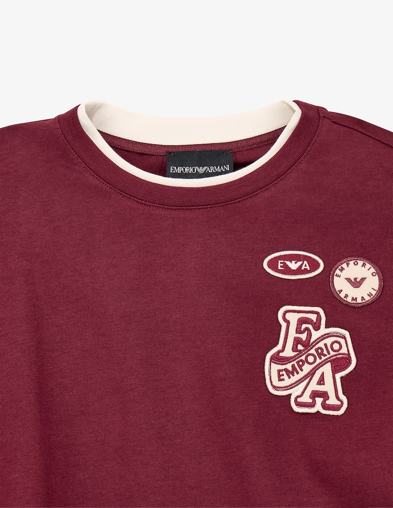 Emporio Armani T-shirt a maniche lunghe con logo - immagine 3 Emporio Armani T-shirt a maniche lunghe con logo - immagine 3