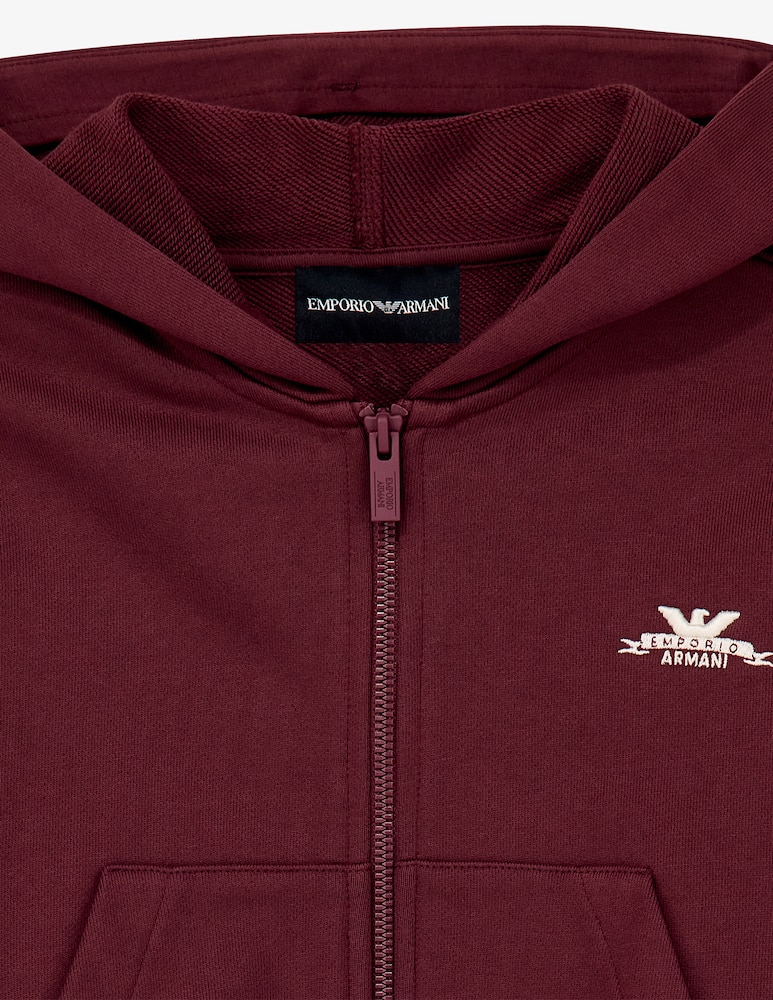 rinascente Emporio Armani Felpa con cappuccio e zip Armani