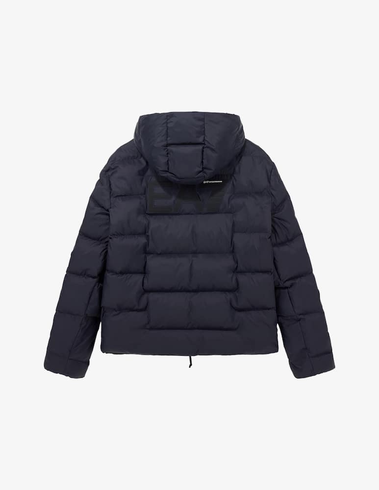 EA7 Hooded puffer jacket with logo - picture 2 EA7 Hooded puffer jacket with logo - picture 2