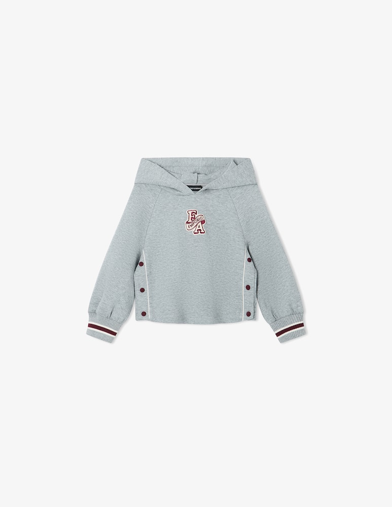 rinascente Emporio Armani Felpa con cappuccio e bottoni