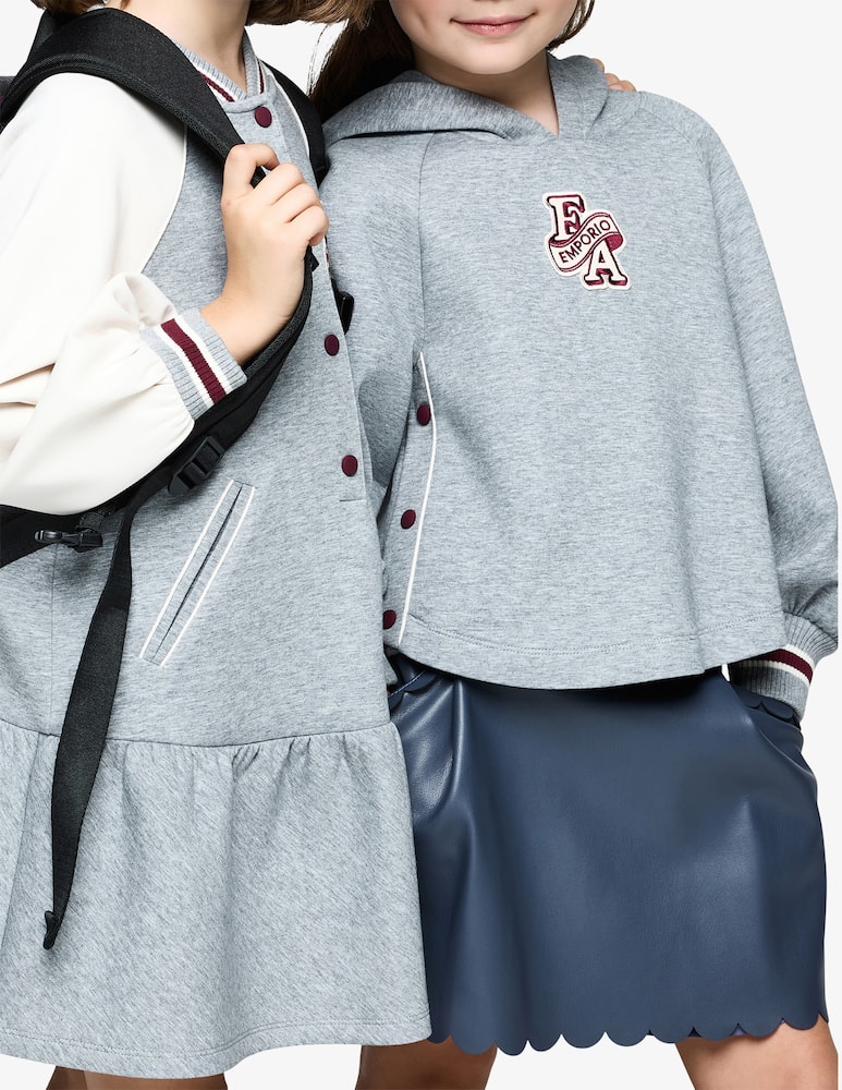 rinascente Emporio Armani Felpa con cappuccio e bottoni
