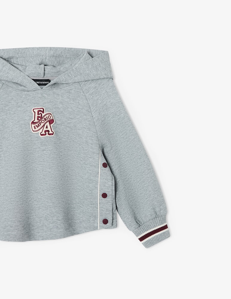 rinascente Emporio Armani Felpa con cappuccio e bottoni