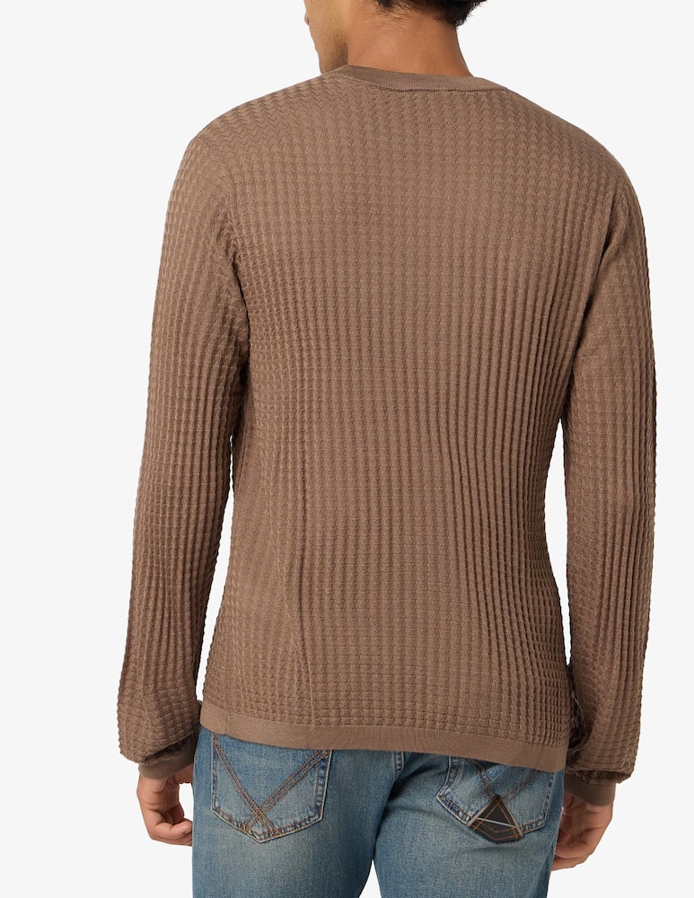 Emporio Armani Maglione trama mattoncino - immagine 3 Emporio Armani Maglione trama mattoncino - immagine 3