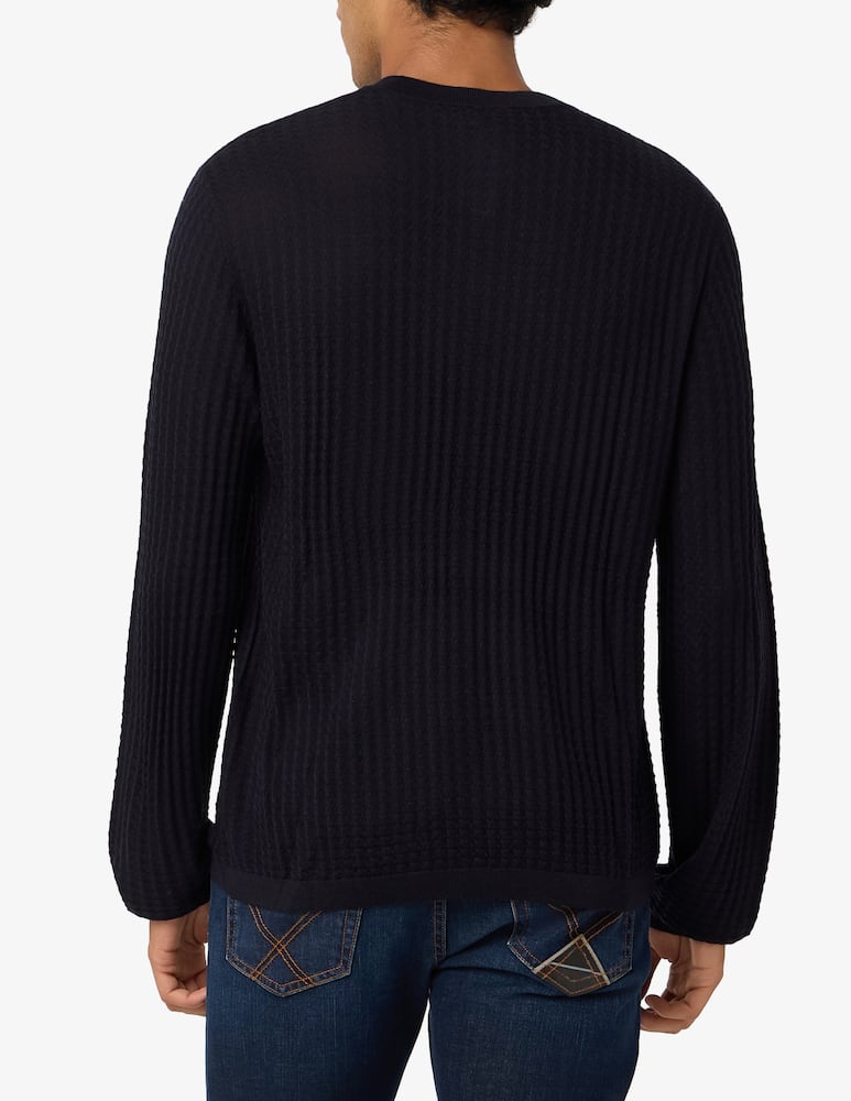 Emporio Armani Maglione trama mattoncino - immagine 3 Emporio Armani Maglione trama mattoncino - immagine 3