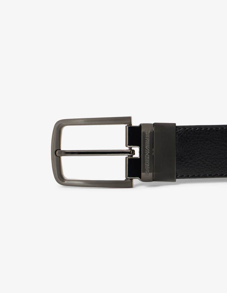 Emporio Armani Cintura con fibbia ad ardiglione - immagine 2 Emporio Armani Cintura con fibbia ad ardiglione - immagine 2