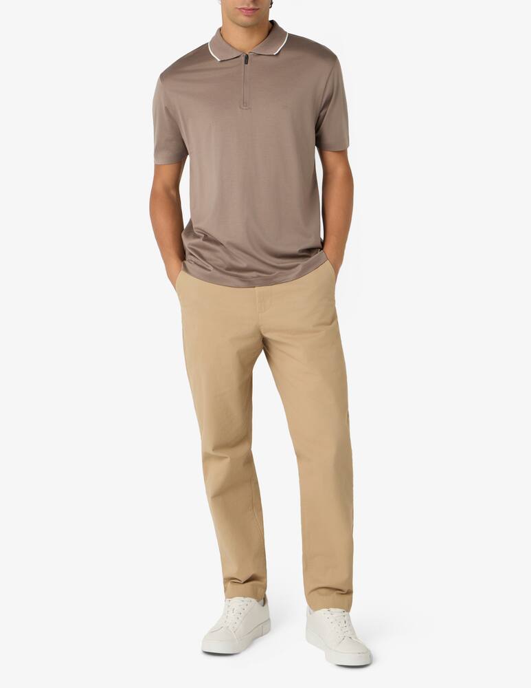 rinascente Emporio Armani zip polo t-shirt
