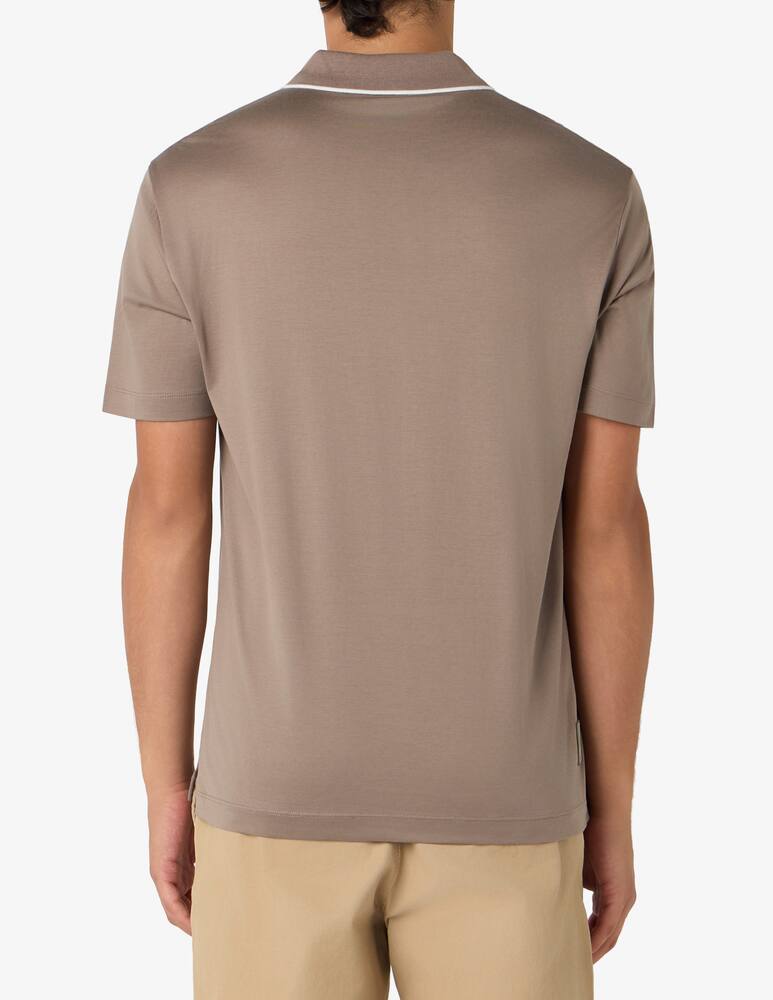 rinascente Emporio Armani zip polo t-shirt