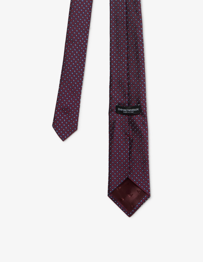 Emporio Armani Cravatta fantasia geometrica - immagine 2 Emporio Armani Cravatta fantasia geometrica - immagine 2