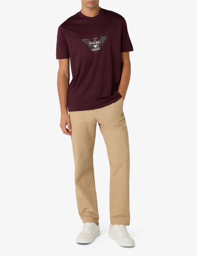 rinascente Emporio Armani T-shirt con logo aquila e lettering
