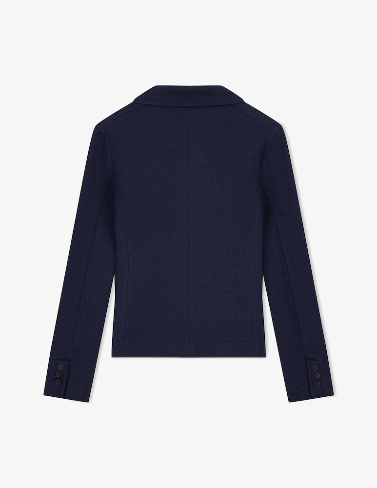 rinascente Emporio Armani Blazer doppiopetto in jersey chevron