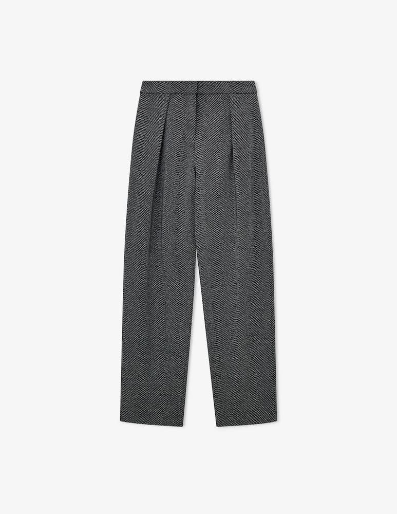 rinascente Emporio Armani Herringbone jersey trousers