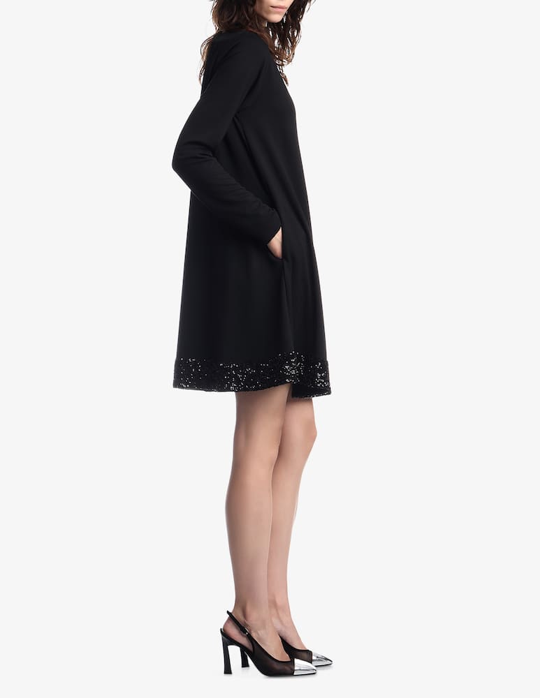 rinascente Emporio Armani Sequin hem tunic dress