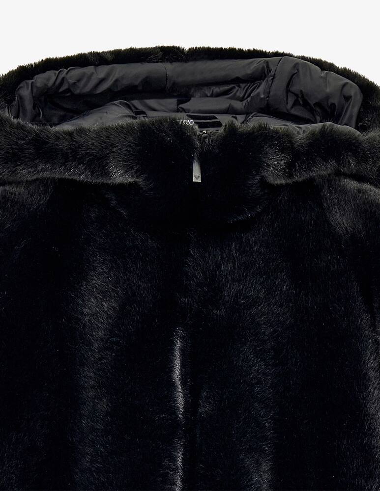 rinascente Emporio Armani Faux fur hooded jacket