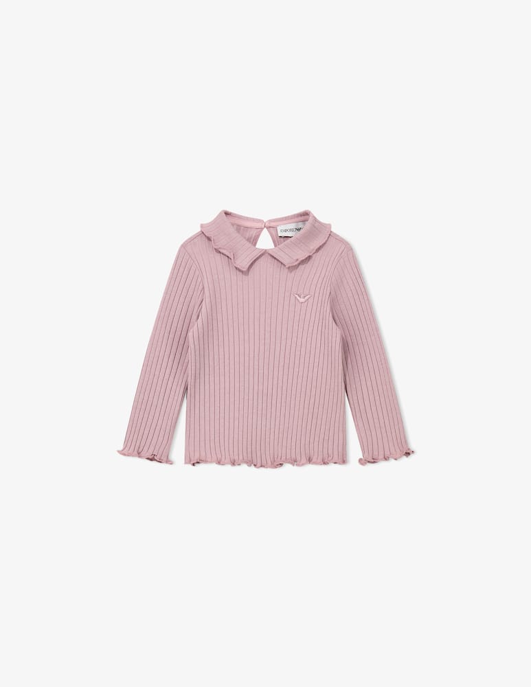 rinascente Emporio Armani T-shirt a coste con colletto