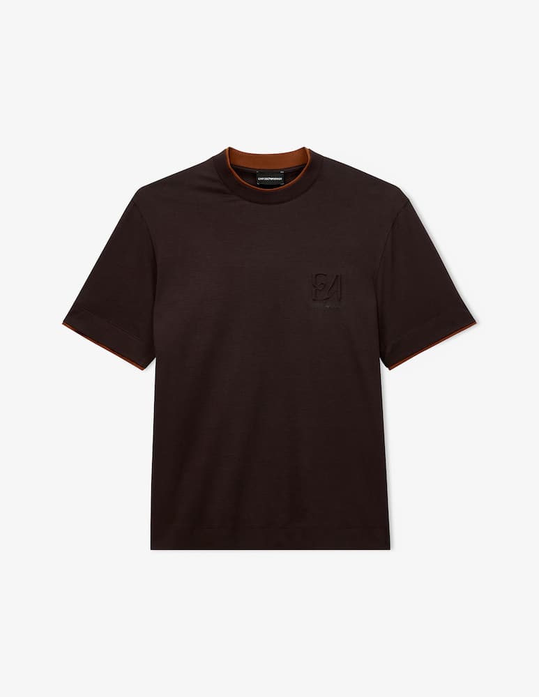 rinascente Emporio Armani T-shirt collo doppio