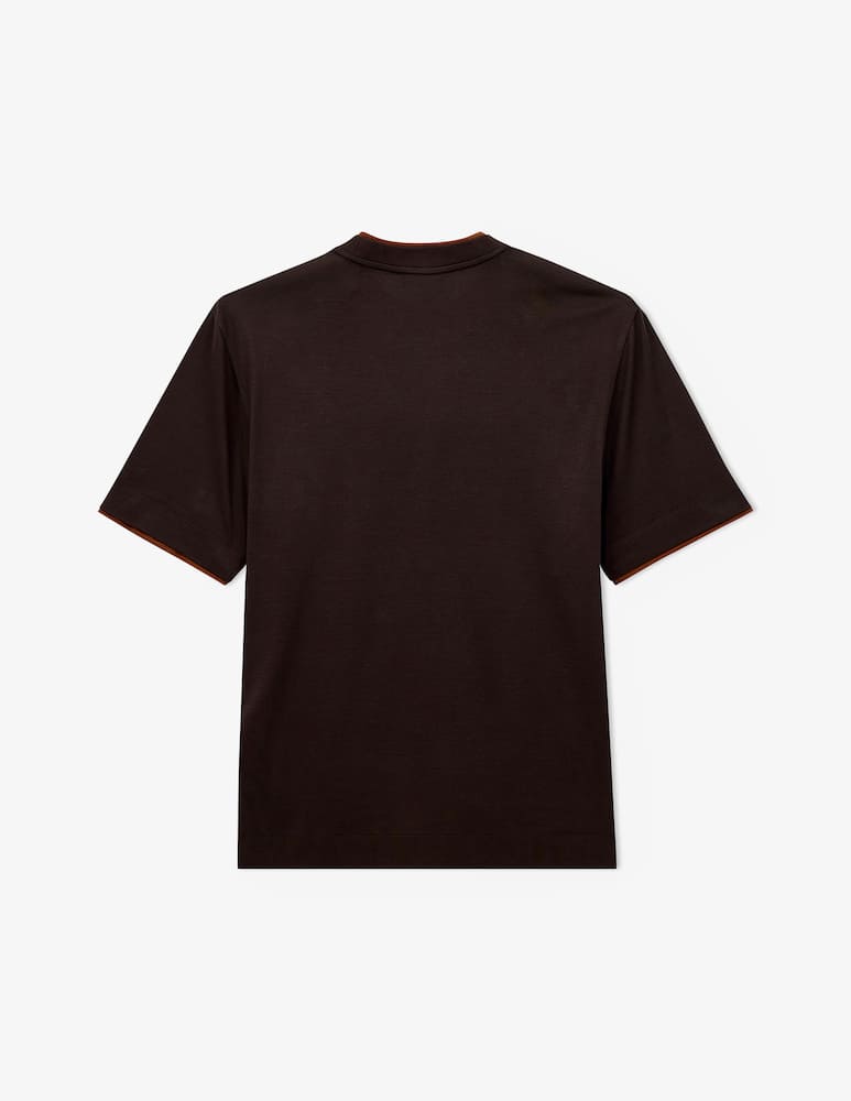 Emporio Armani T-shirt collo doppio - immagine 2 Emporio Armani T-shirt collo doppio - immagine 2