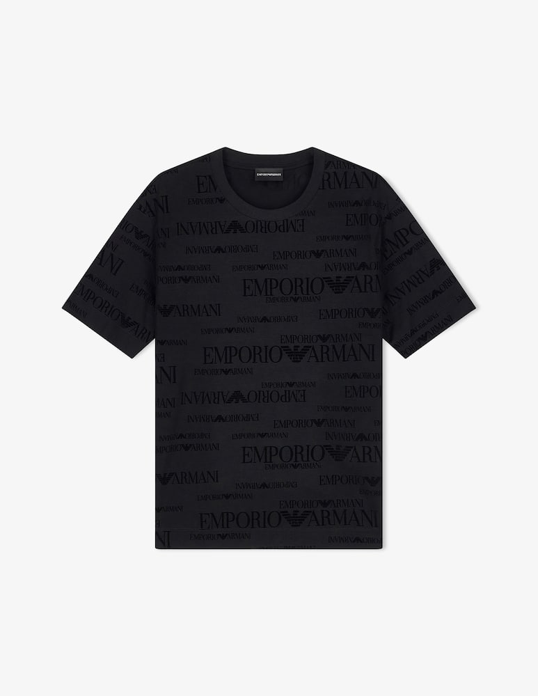 rinascente Emporio Armani Logo print t-shirt