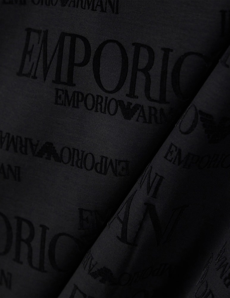 Emporio Armani T-shirt con lettering all over - immagine 3