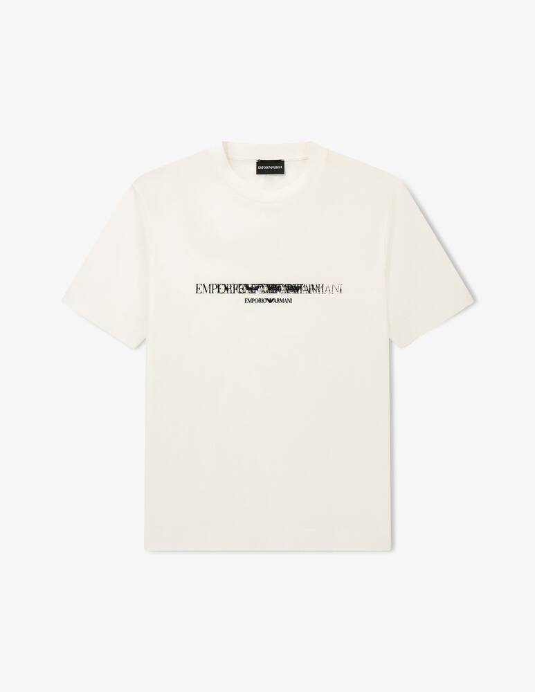 rinascente Emporio Armani T-shirt con logo lettering centrale