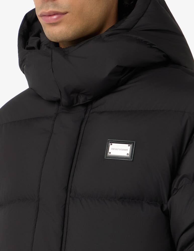 rinascente Emporio Armani giaccone puffer con cappuccio