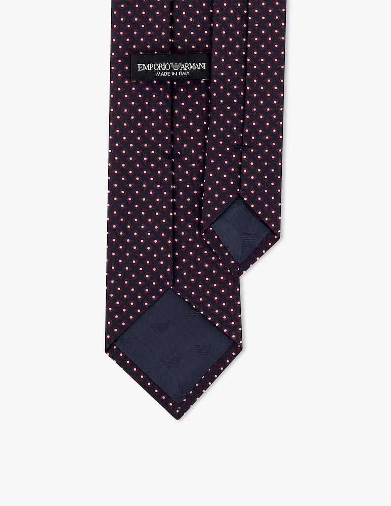 rinascente Emporio Armani Cravatta fantasia microdisegno