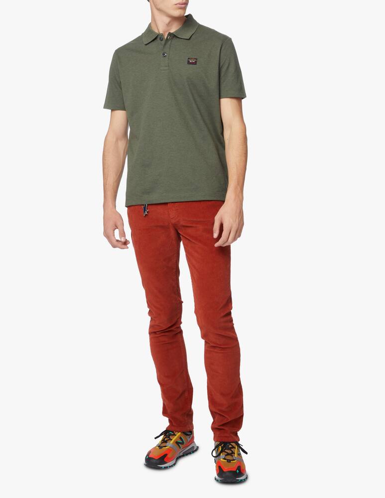 rinascente Paul & Shark Always collection solid color polo with short sleeves 