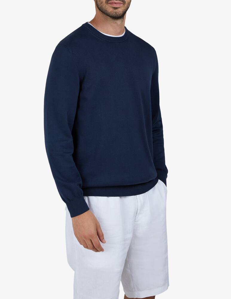 Paul & Shark Badge crewneck jumper - picture 6