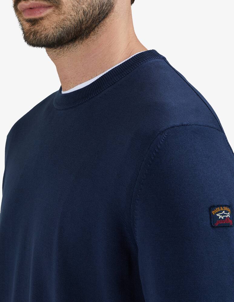 rinascente Paul & Shark Maglia girocollo con badge