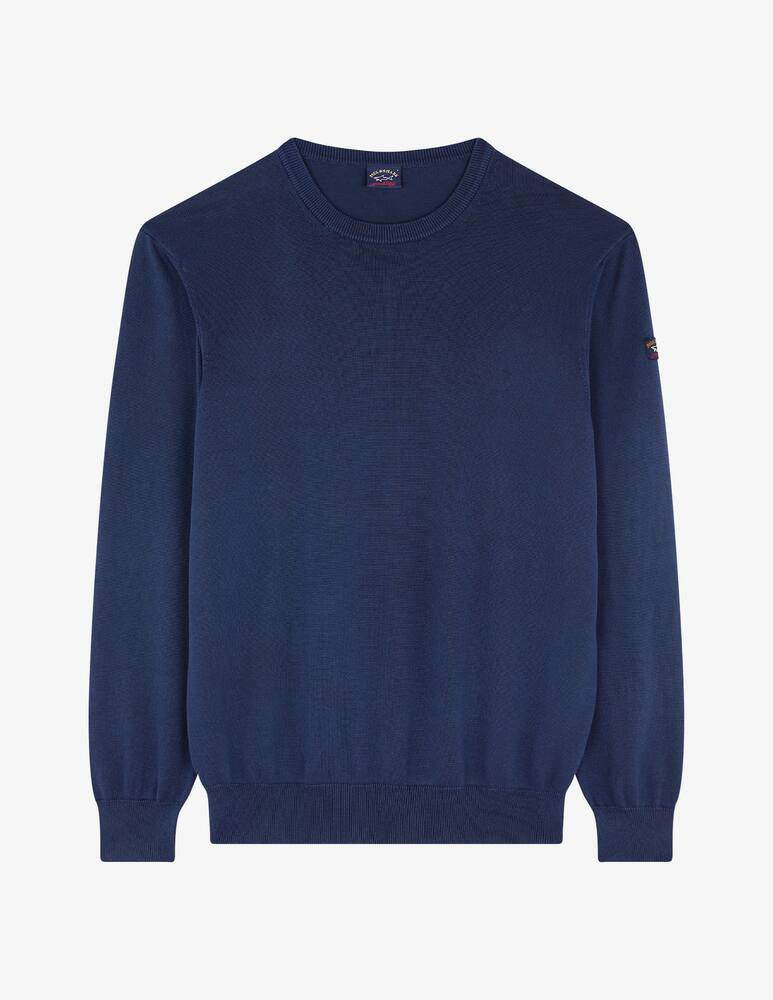 Paul & Shark Badge crewneck jumper - picture 7