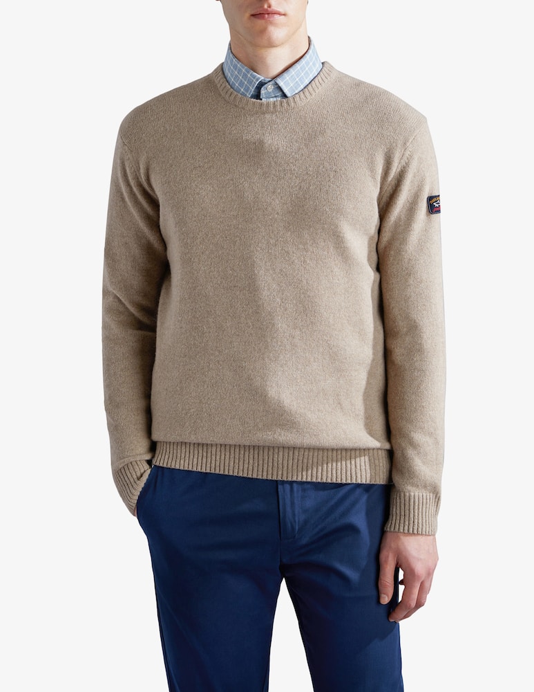 Paul & Shark Maglia girocollo in re-wool - immagine 1 Paul & Shark Maglia girocollo in re-wool - immagine 1