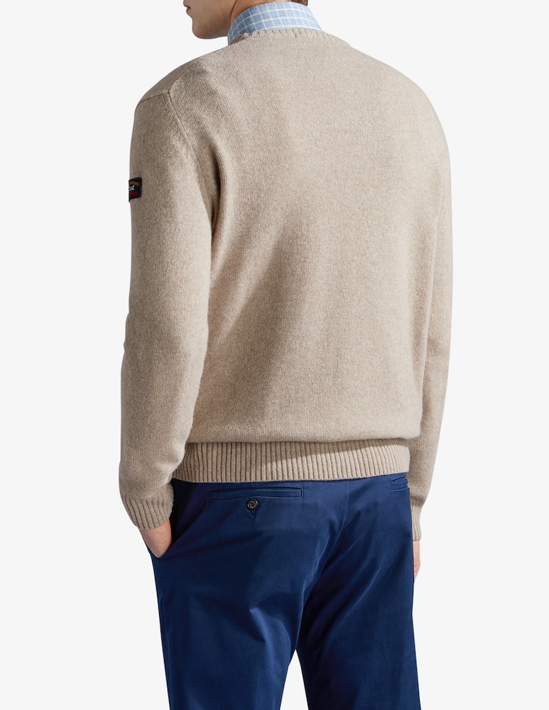 Paul & Shark Maglia girocollo in re-wool - immagine 3 Paul & Shark Maglia girocollo in re-wool - immagine 3