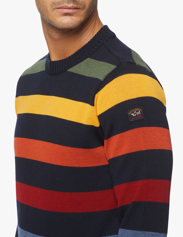 Paul & Shark Maglia in lana cool touch 4.0 water resistant - immagine 5 Paul & Shark Maglia in lana cool touch 4.0 water resistant - immagine 5