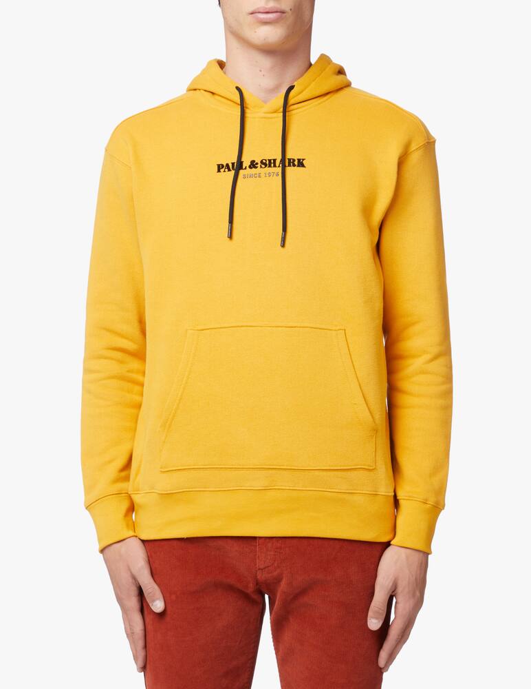 rinascente Paul & Shark Hoodie with lettering contrast