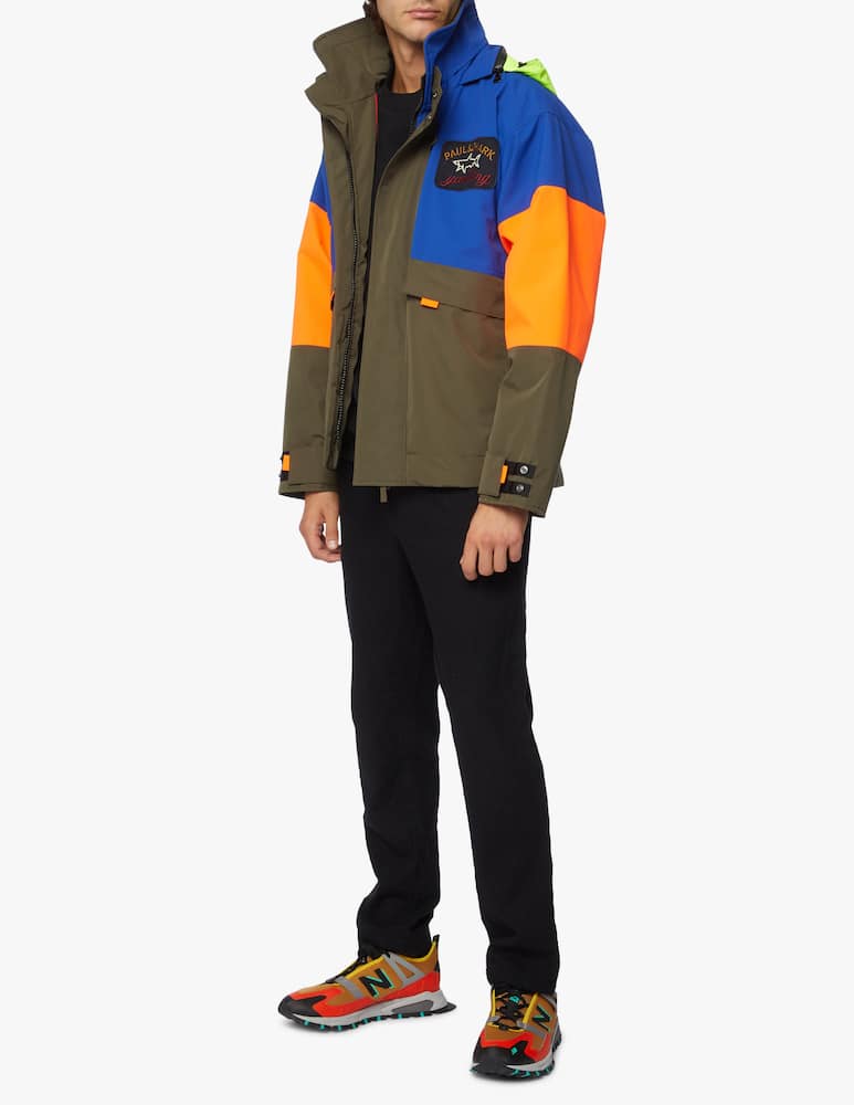 rinascente Paul & Shark Hood typhoon multicolor jacket