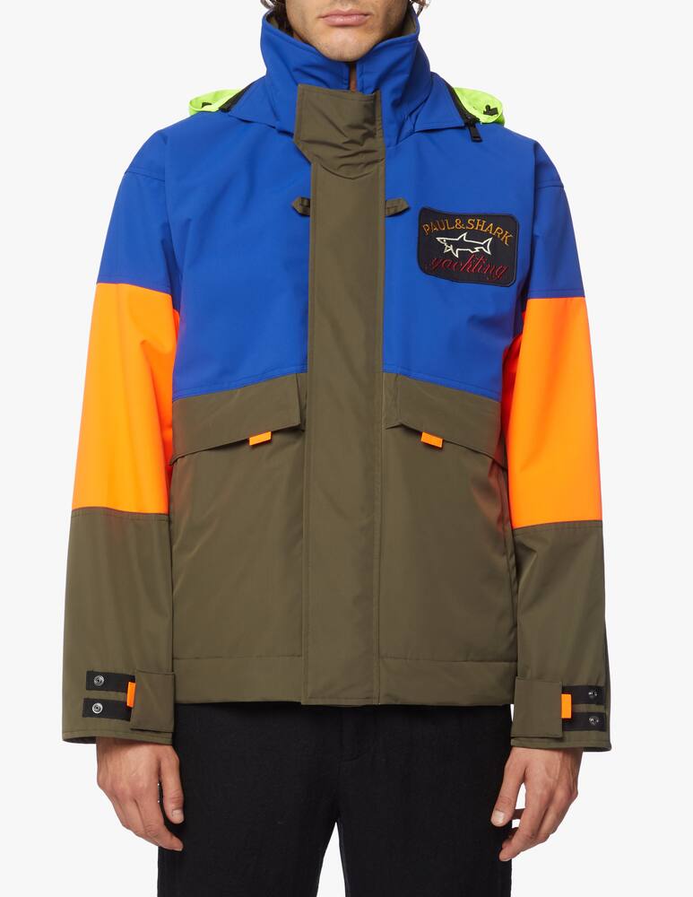 rinascente Paul & Shark Hood typhoon multicolor jacket
