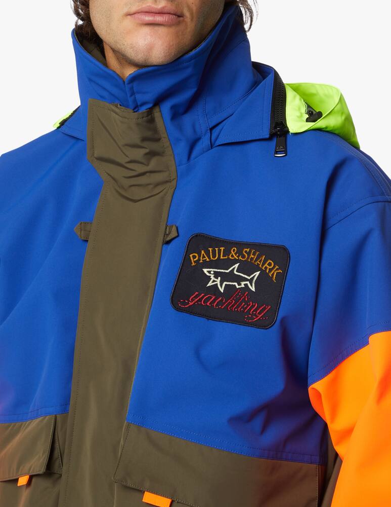 rinascente Paul & Shark Hood typhoon multicolor jacket